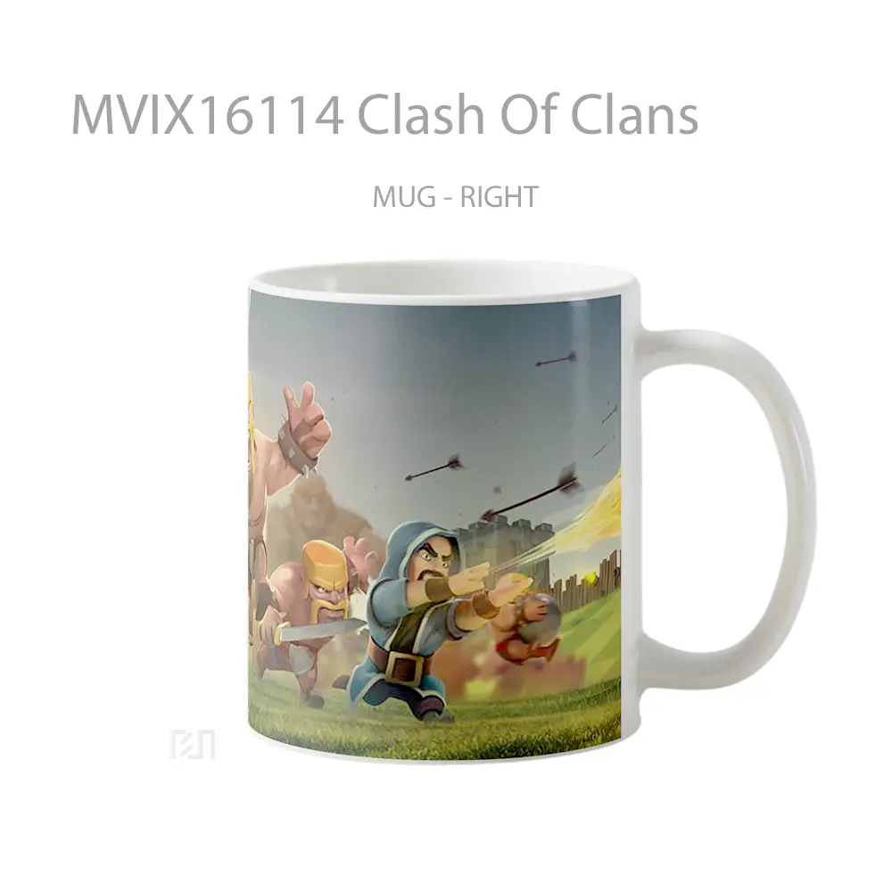 Mug Clash Of Clans Full Wrap Lanscape - All-side / Desain