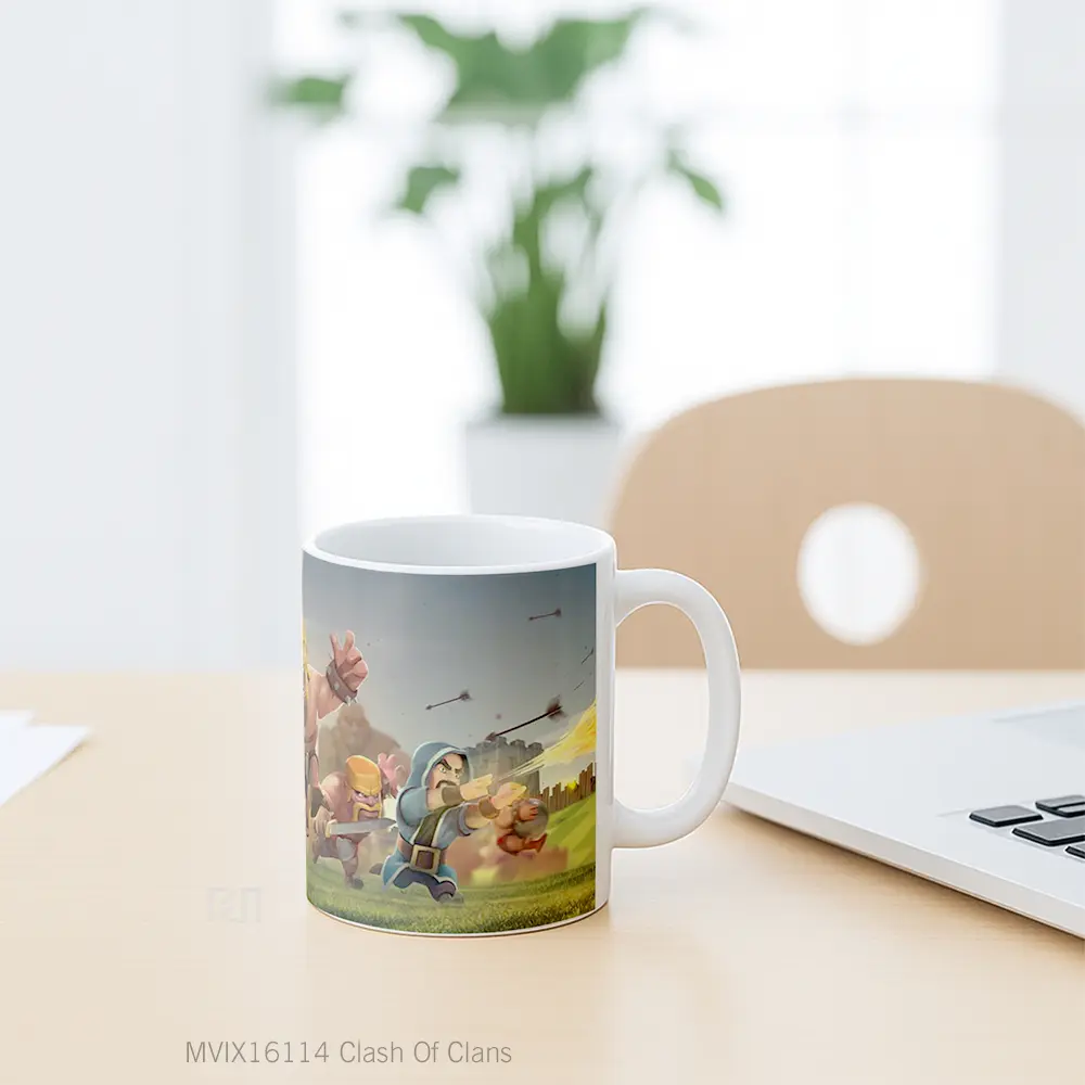 Mug Clash Of Clans Full Wrap Lanscape - All-side / Desain