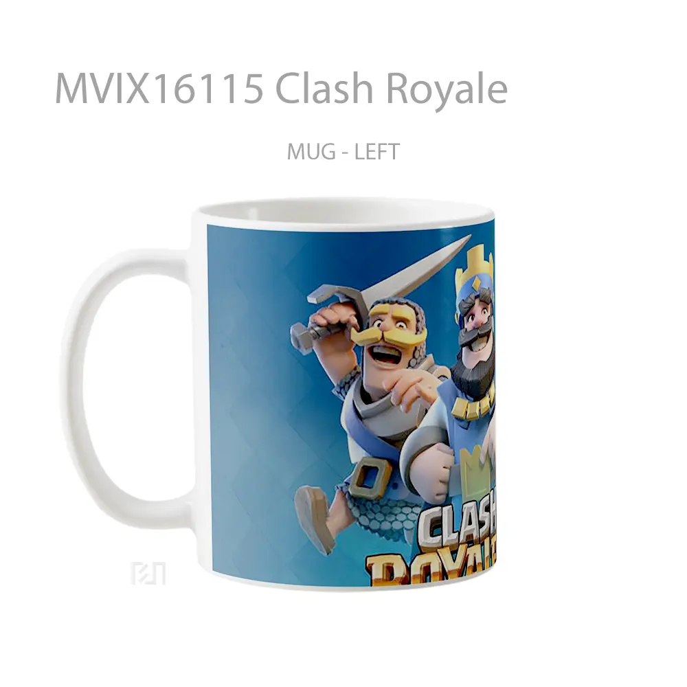 Mug Clash Royale Full Wrap Lanscape - All-side / Desain