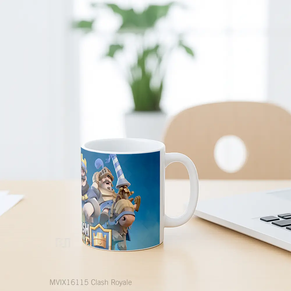 Mug Clash Royale Full Wrap Lanscape - All-side / Desain