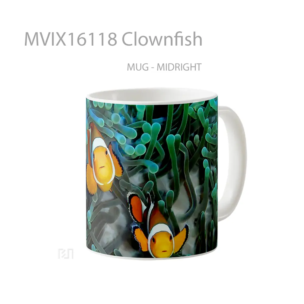 Mug Clownfish Full Wrap Lanscape - All-side / Desain