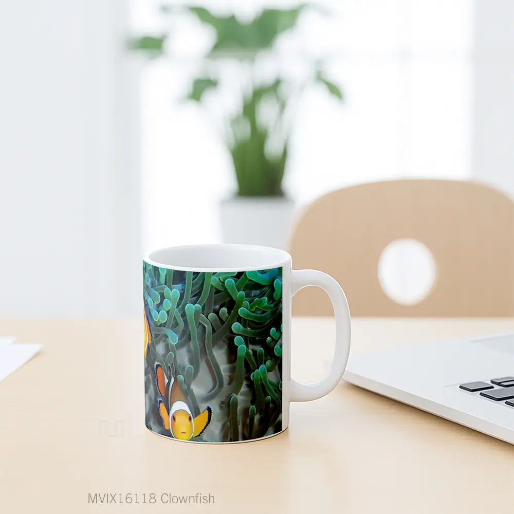 Mug Clownfish Full Wrap Lanscape - All-side / Desain