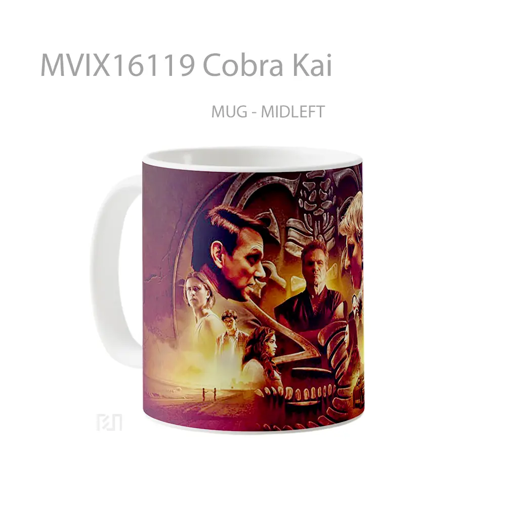 Mug Cobra Kai Full Wrap Lanscape - All-side / Desain