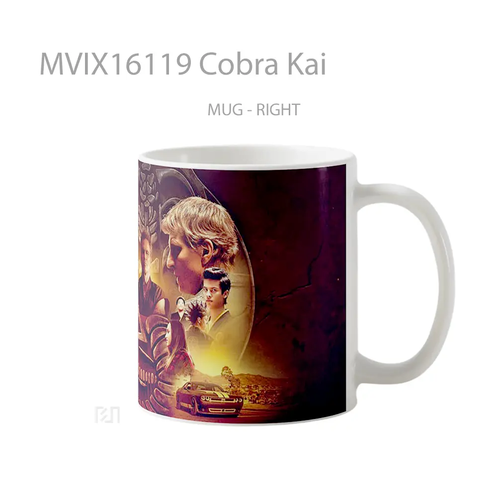Mug Cobra Kai Full Wrap Lanscape - All-side / Desain