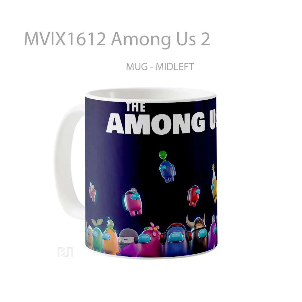 Mug Among Us 2 Full Wrap Lanscape - All-side / Desain
