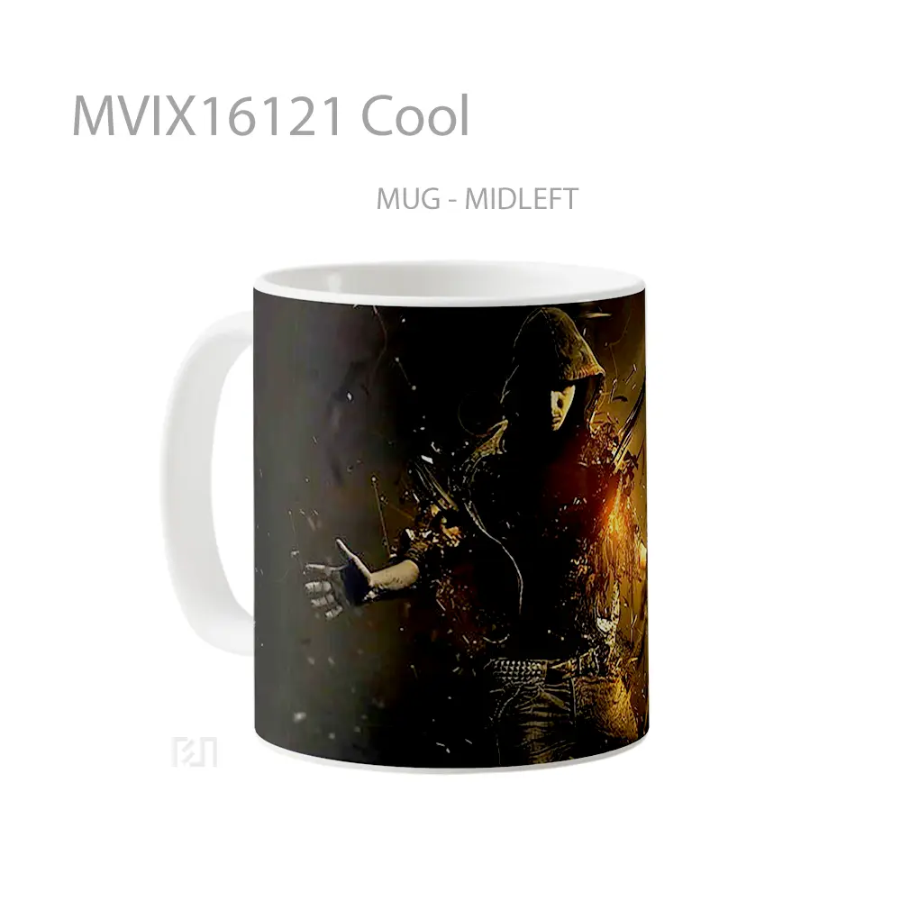 Mug Cool Full Wrap Lanscape - All-side / Desain