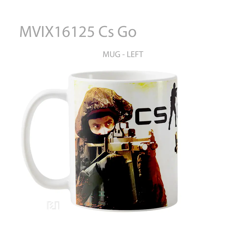 Mug Cs Go Full Wrap Lanscape - All-side / Desain
