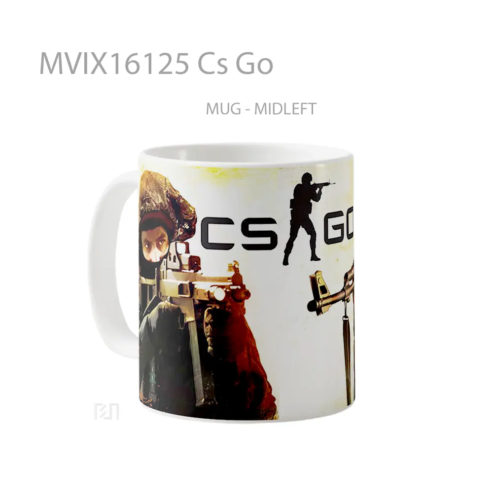 Mug Cs Go Full Wrap Lanscape - All-side / Desain