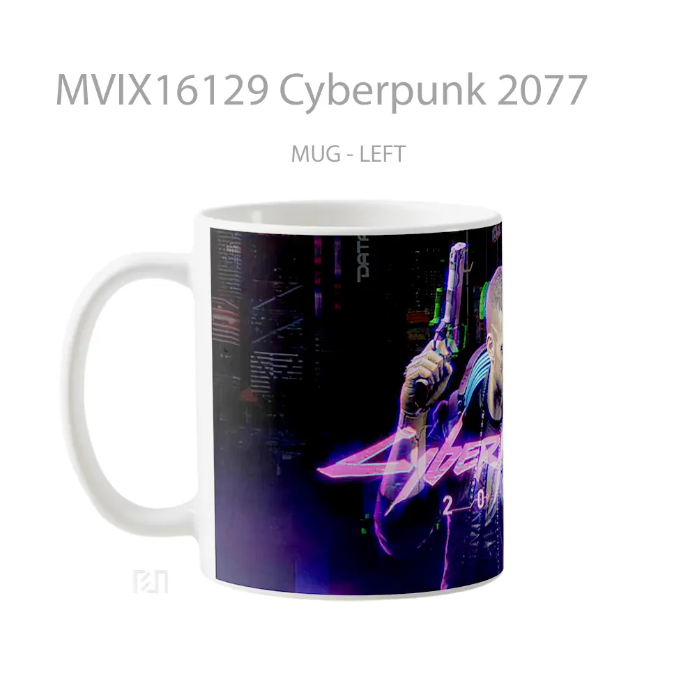 Mug Cyberpunk 2077 Full Wrap Lanscape - All-side / Desain