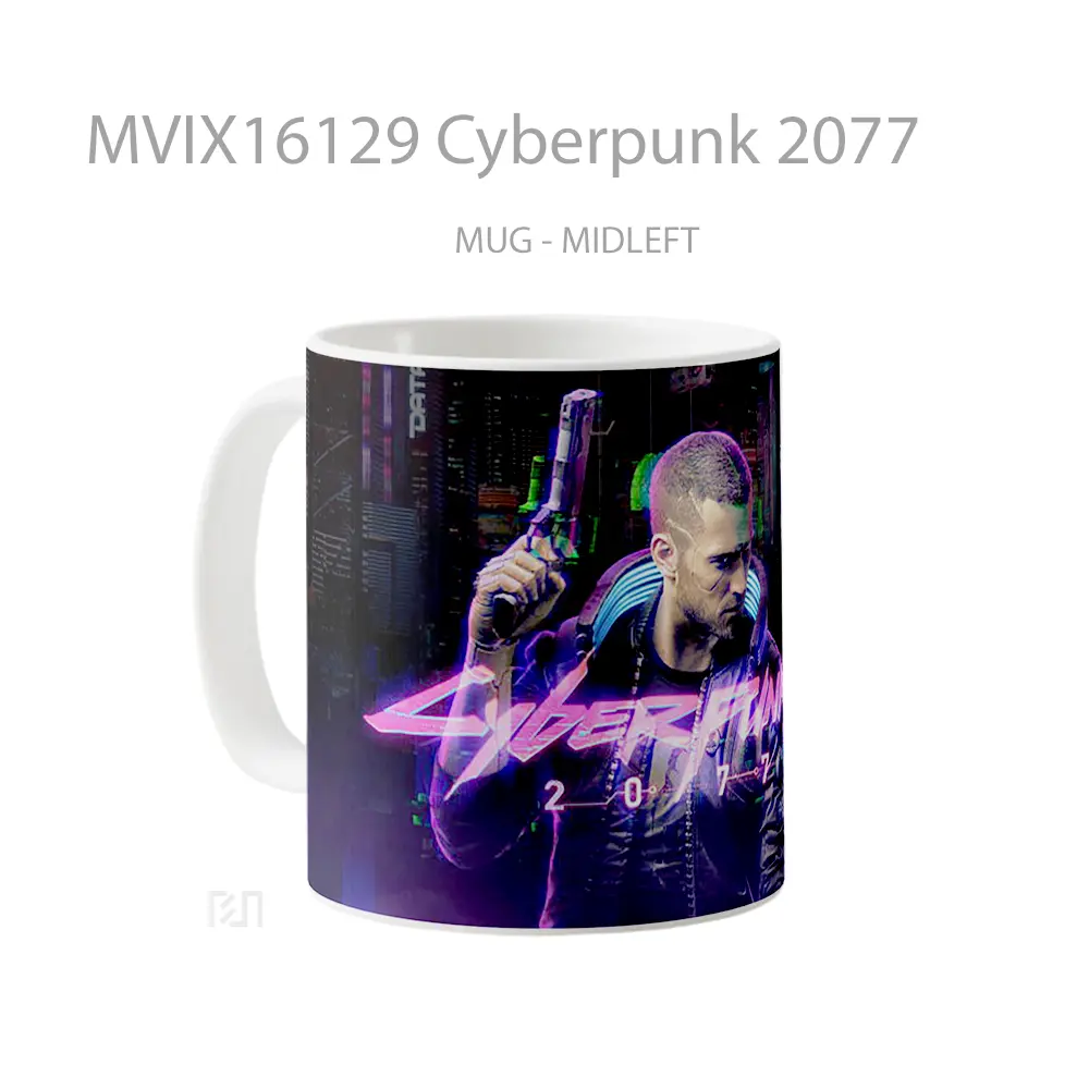 Mug Cyberpunk 2077 Full Wrap Lanscape - All-side / Desain