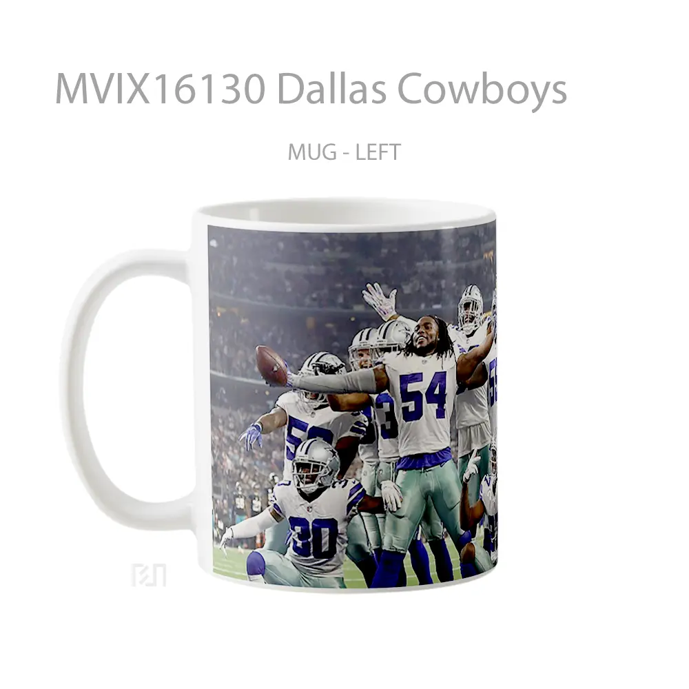 Mug Dallas Cowboys Full Wrap Lanscape - All-side / Desain