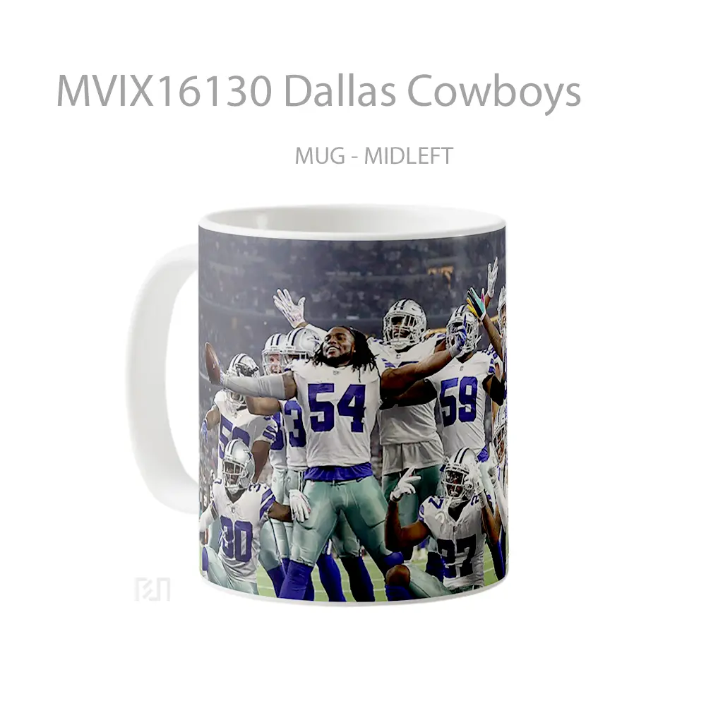 Mug Dallas Cowboys Full Wrap Lanscape - All-side / Desain