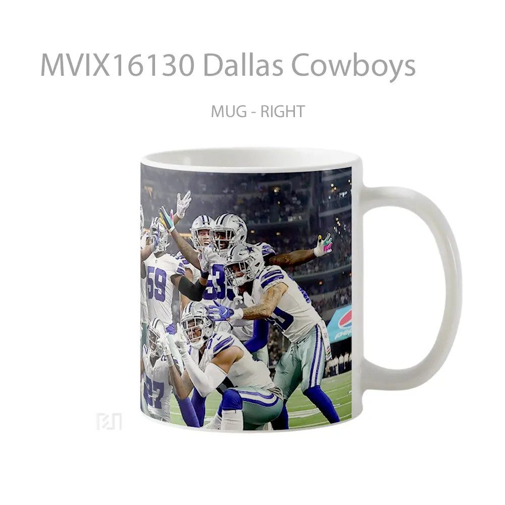 Mug Dallas Cowboys Full Wrap Lanscape - All-side / Desain