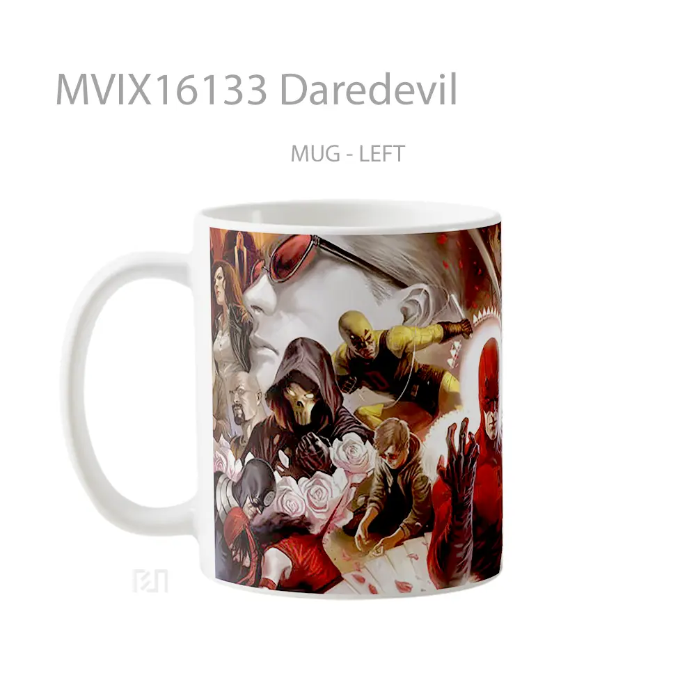 Mug Daredevil Full Wrap Lanscape - All-side / Desain