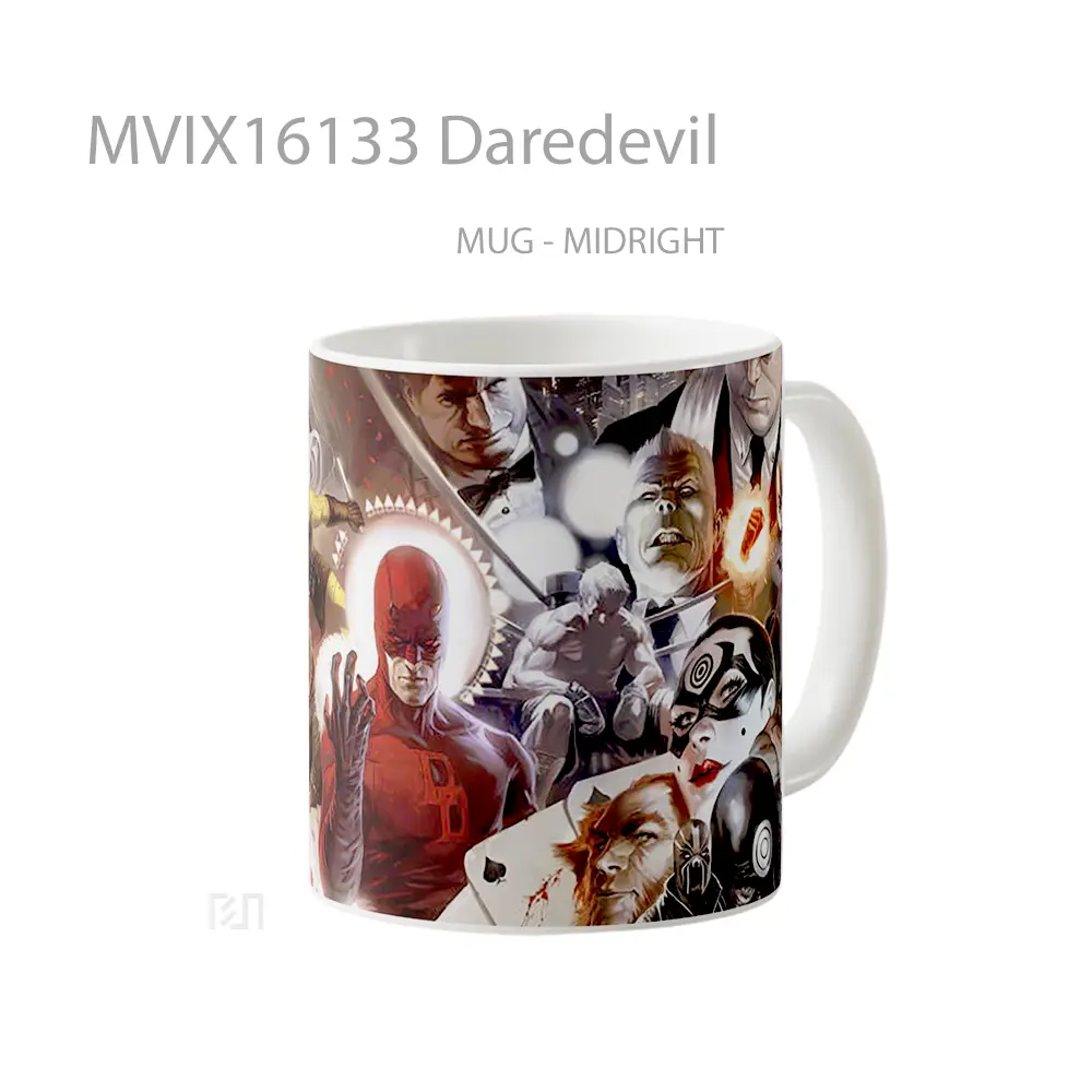 Mug Daredevil Full Wrap Lanscape - All-side / Desain