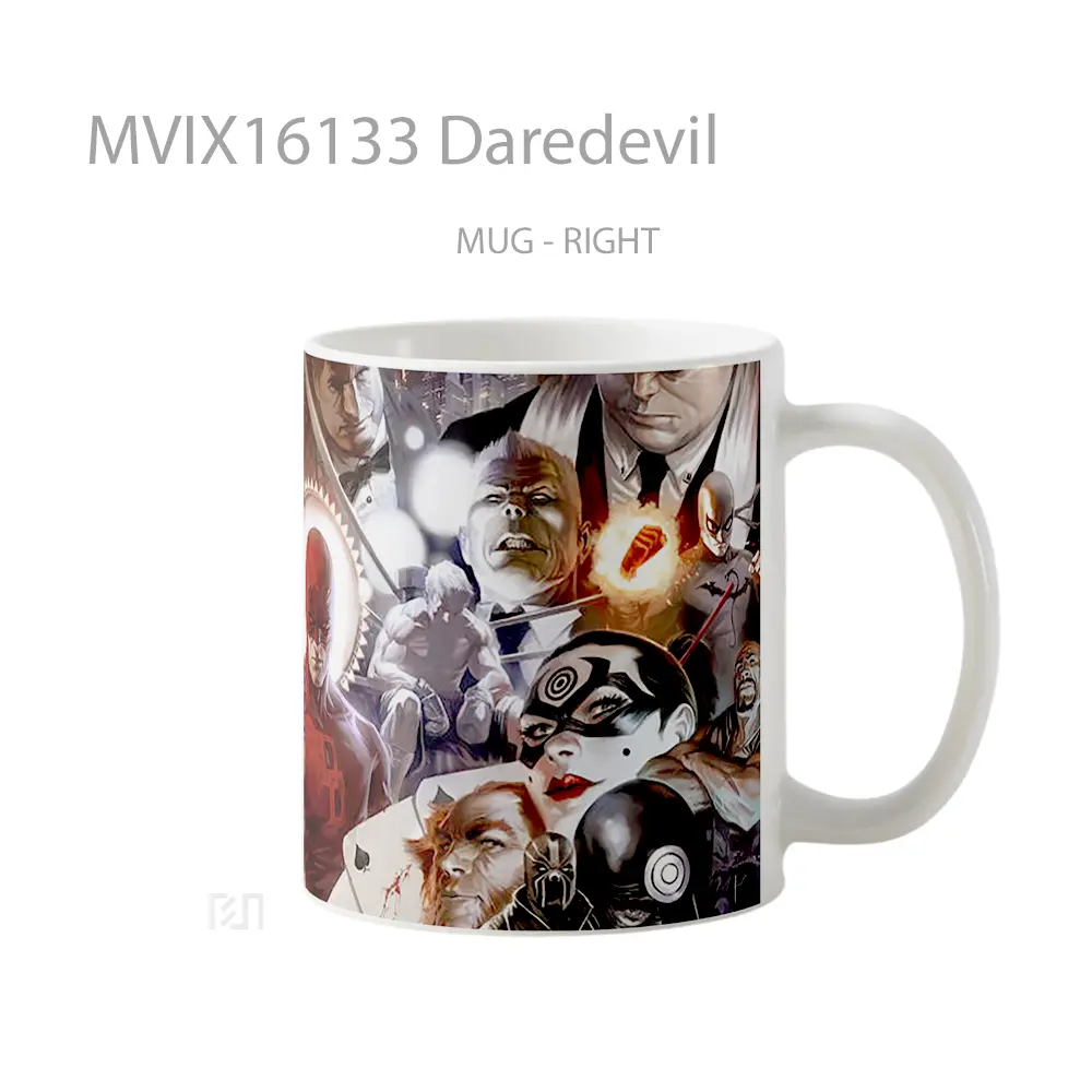 Mug Daredevil Full Wrap Lanscape - All-side / Desain