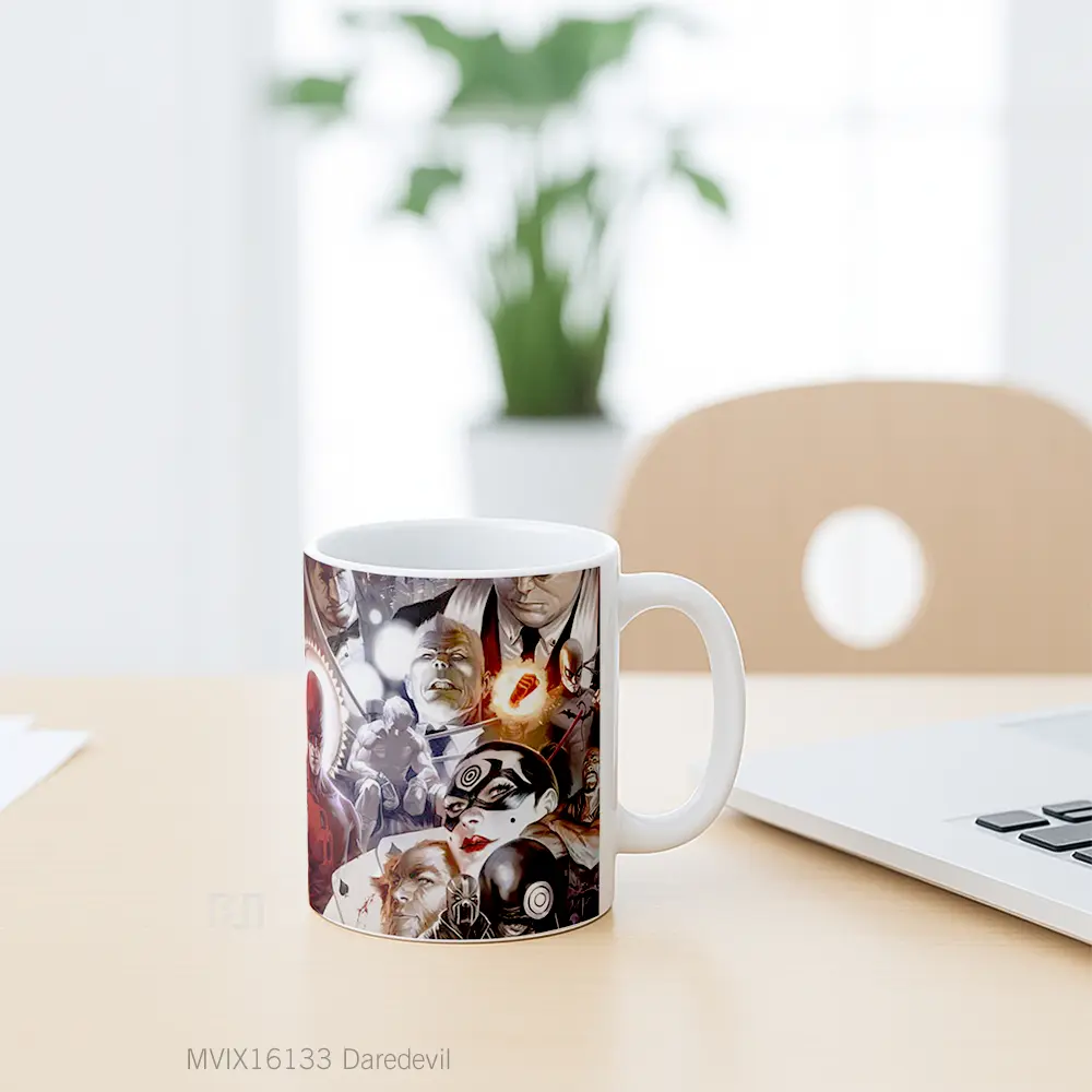 Mug Daredevil Full Wrap Lanscape - All-side / Desain