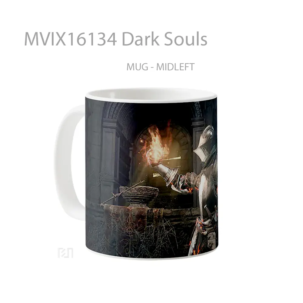 Mug Dark Souls Full Wrap Lanscape - All-side / Desain