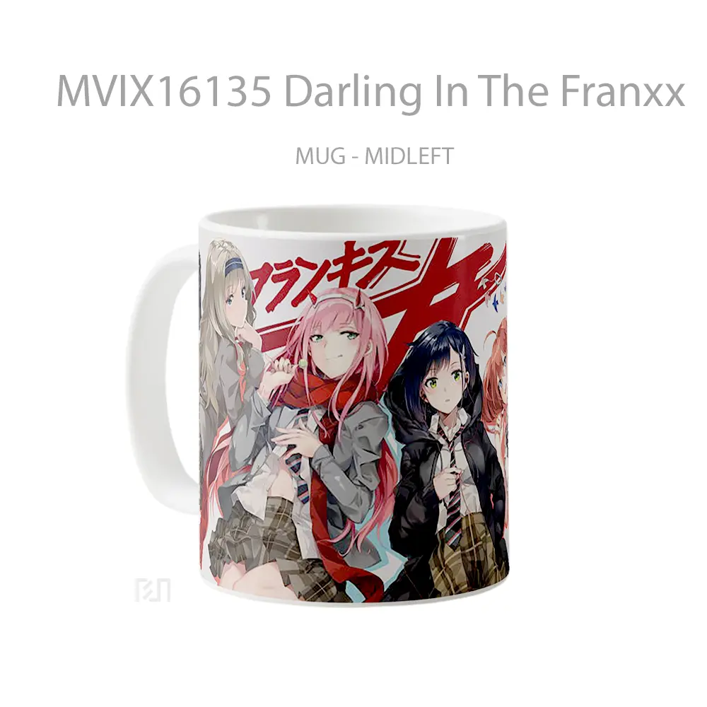 Mug Darling In The Franxx Full Wrap Lanscape - All-side / Desain