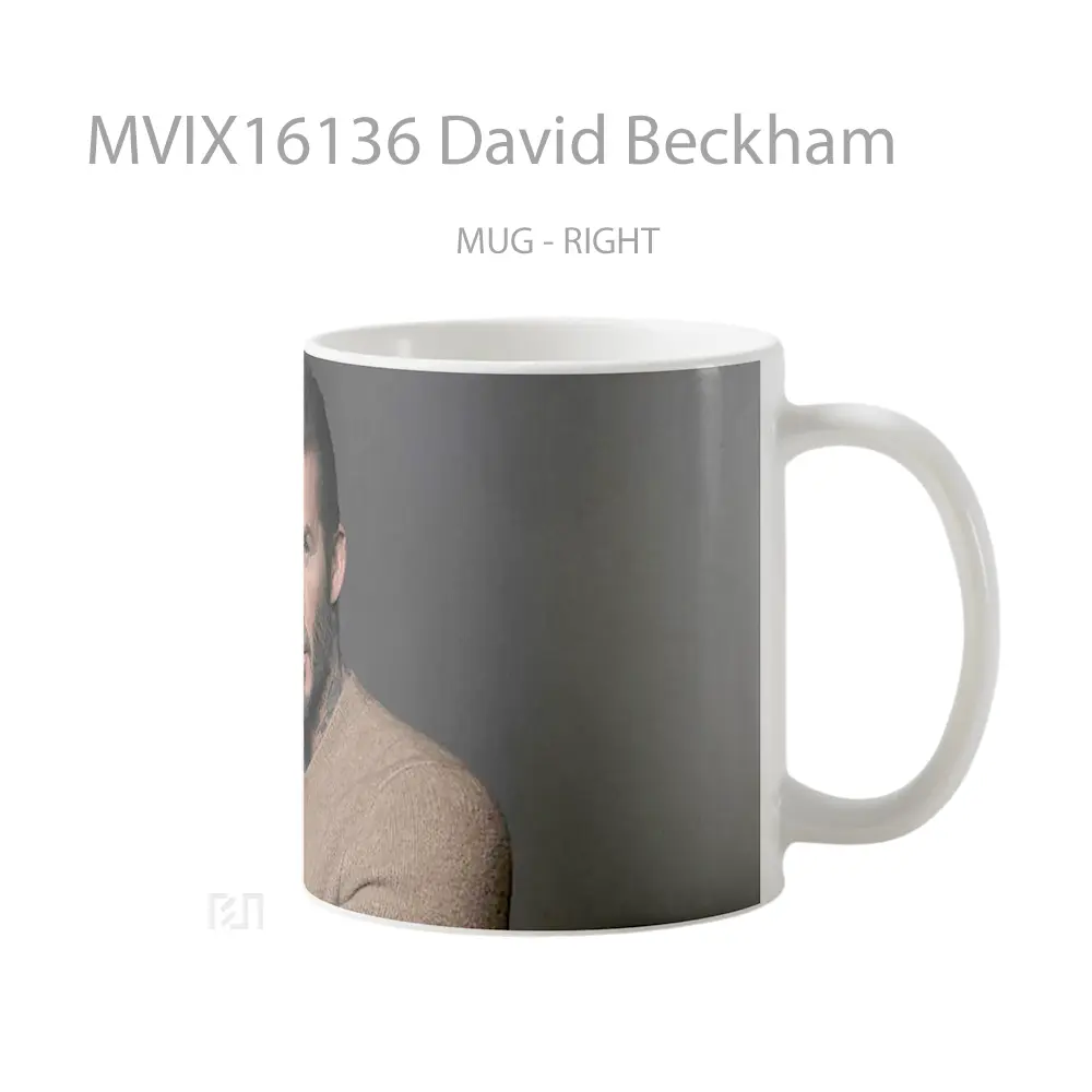 Mug David Beckham Full Wrap Lanscape - All-side / Desain