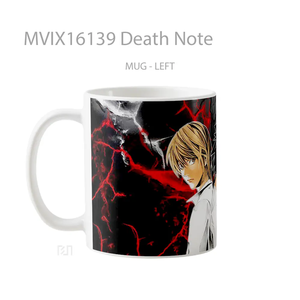 Mug Death Note Full Wrap Lanscape - All-side / Desain
