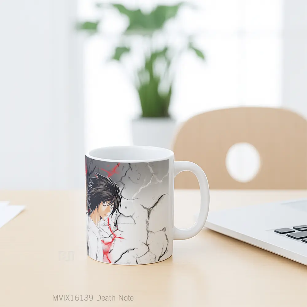 Mug Death Note Full Wrap Lanscape - All-side / Desain