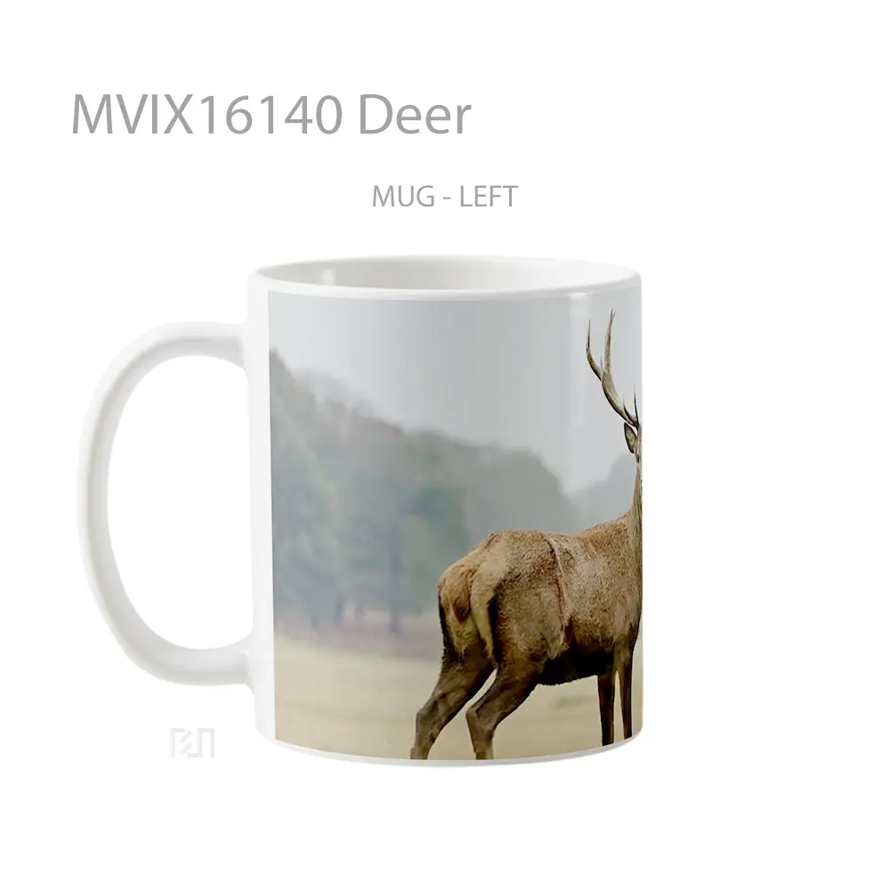 Mug Deer Full Wrap Lanscape - All-side / Desain