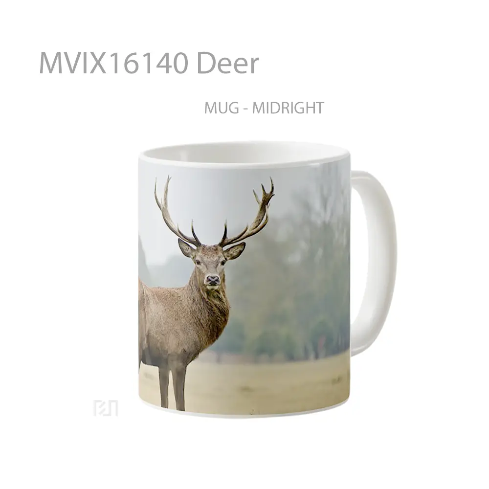 Mug Deer Full Wrap Lanscape - All-side / Desain