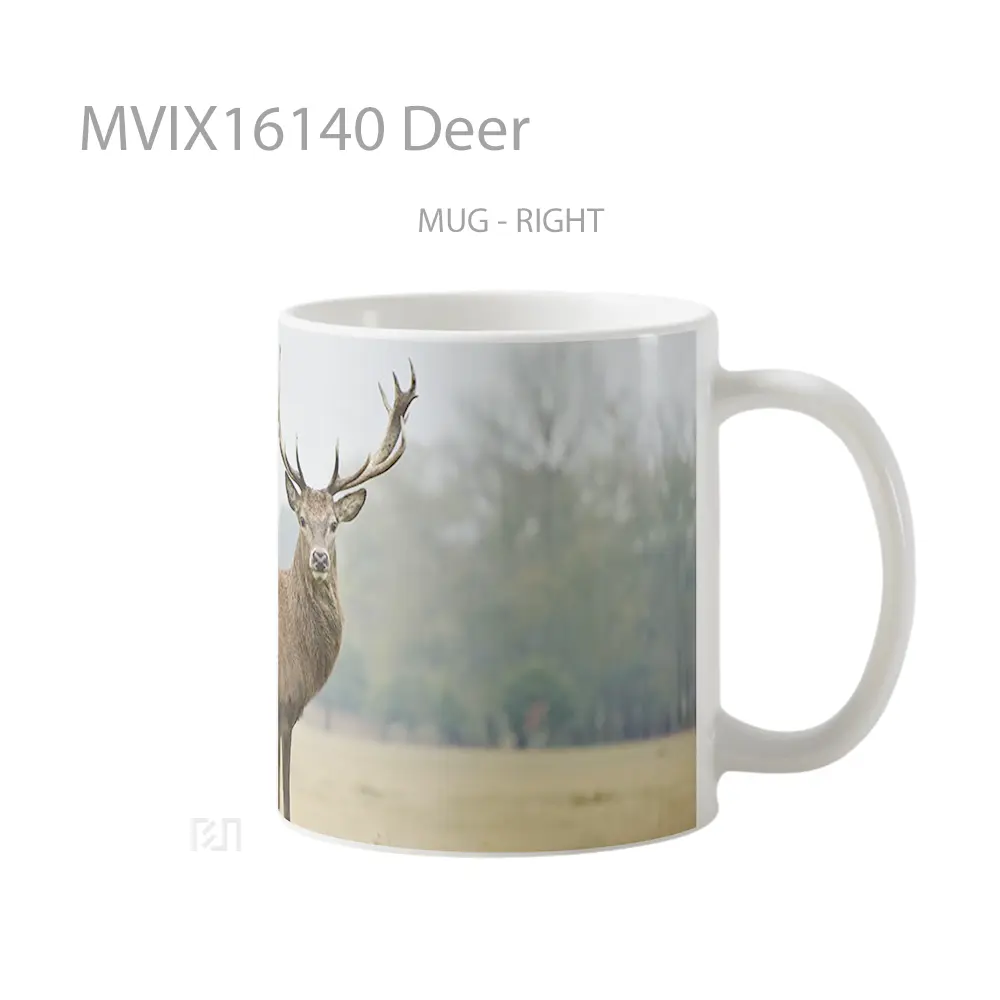 Mug Deer Full Wrap Lanscape - All-side / Desain
