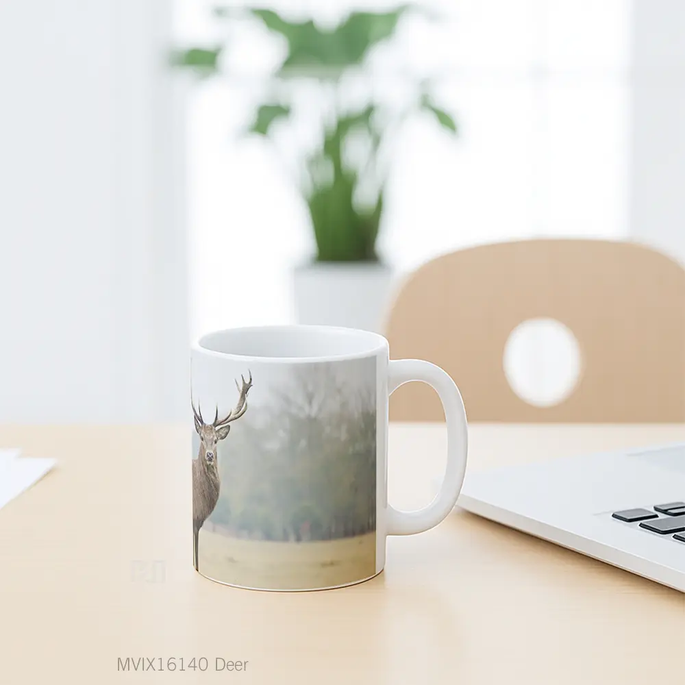 Mug Deer Full Wrap Lanscape - All-side / Desain