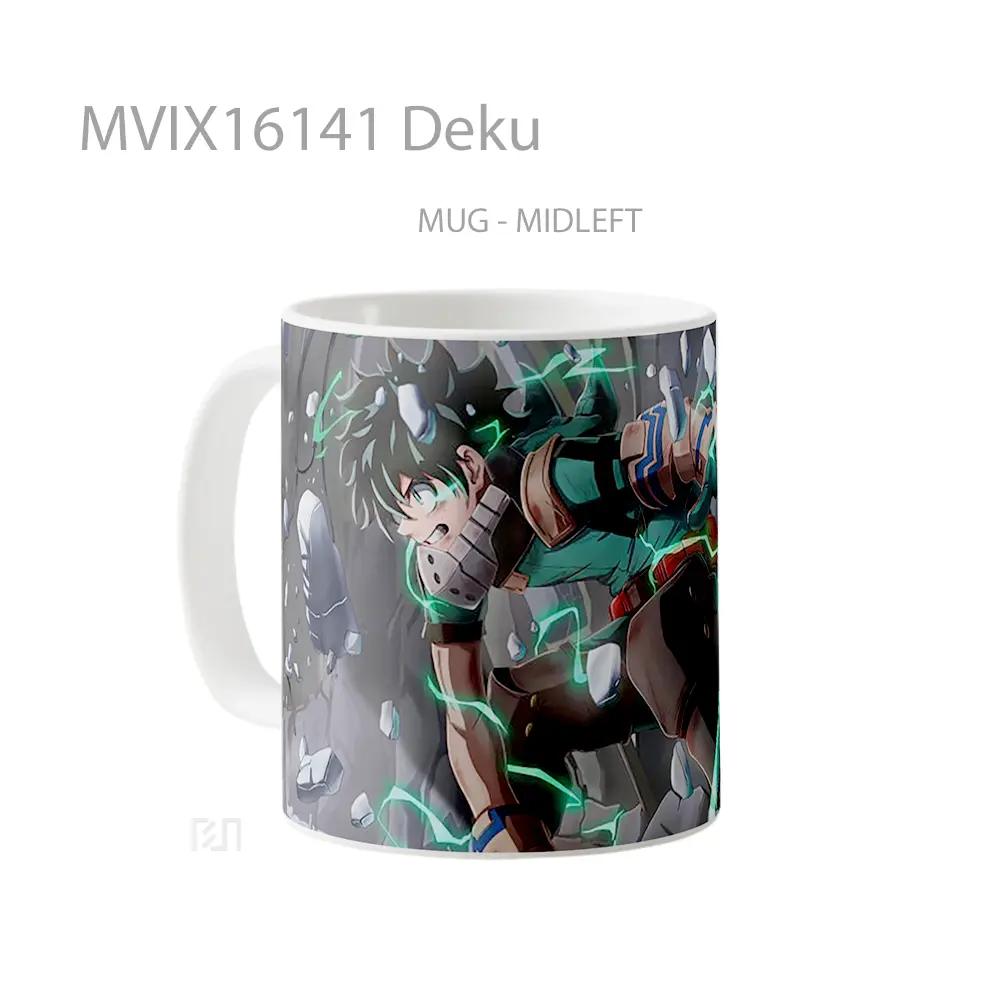 Mug Deku Full Wrap Lanscape - All-side / Desain