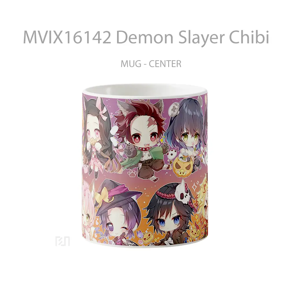 Mug Demon Slayer Chibi Full Wrap Lanscape