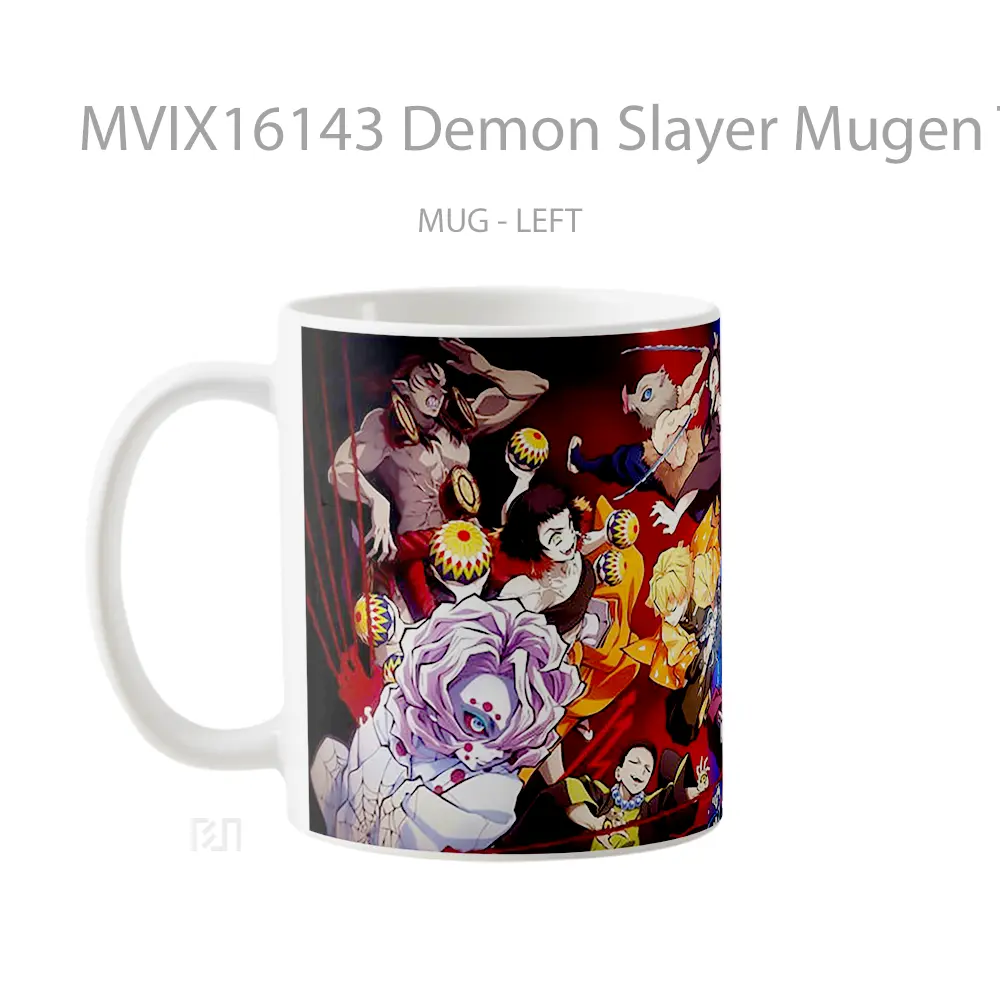 Mug Demon Slayer Mugen Train Full Wrap Lanscape - All-side / Desain