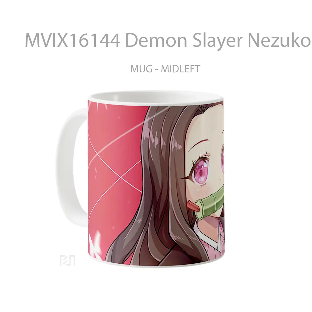 Mug Demon Slayer Nezuko Full Wrap Lanscape - All-side / Desain