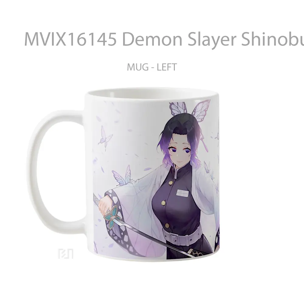 Mug Demon Slayer Shinobu Kocho Full Wrap Lanscape - All-side / Desain