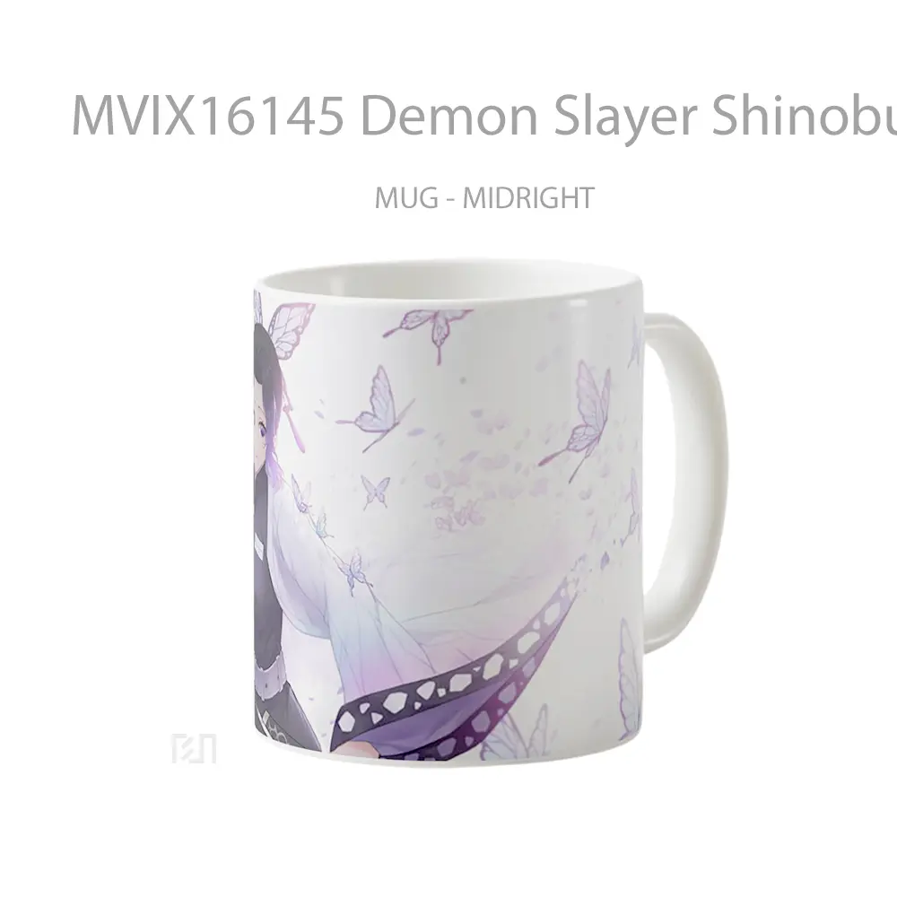 Mug Demon Slayer Shinobu Kocho Full Wrap Lanscape - All-side / Desain