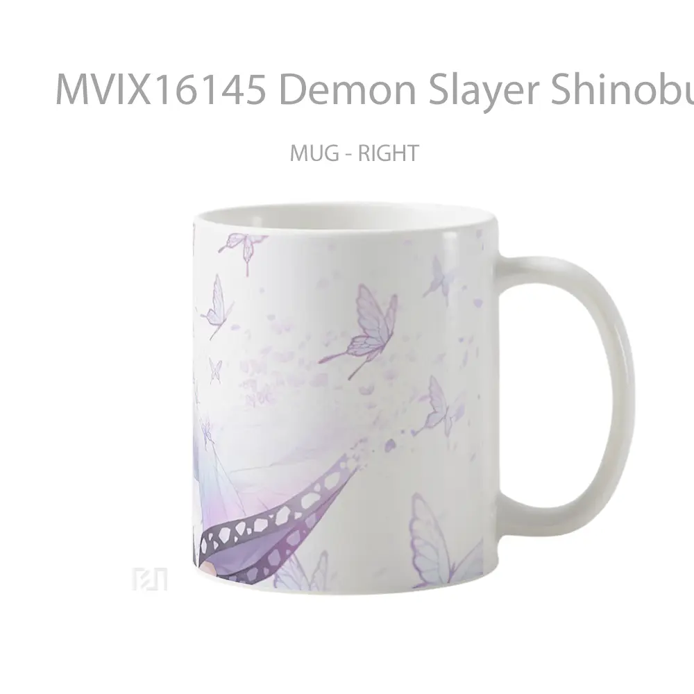 Mug Demon Slayer Shinobu Kocho Full Wrap Lanscape - All-side / Desain