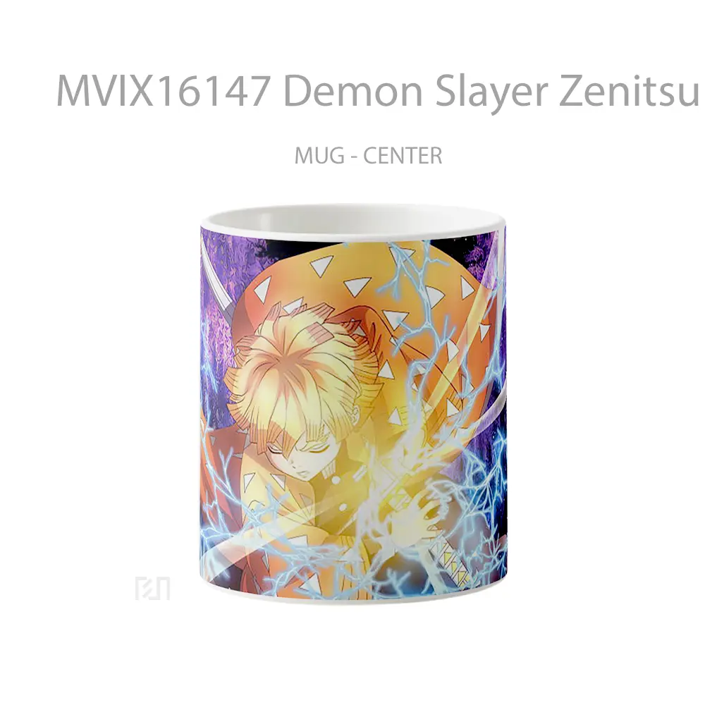 Mug Demon Slayer Zenitsu Full Wrap Lanscape