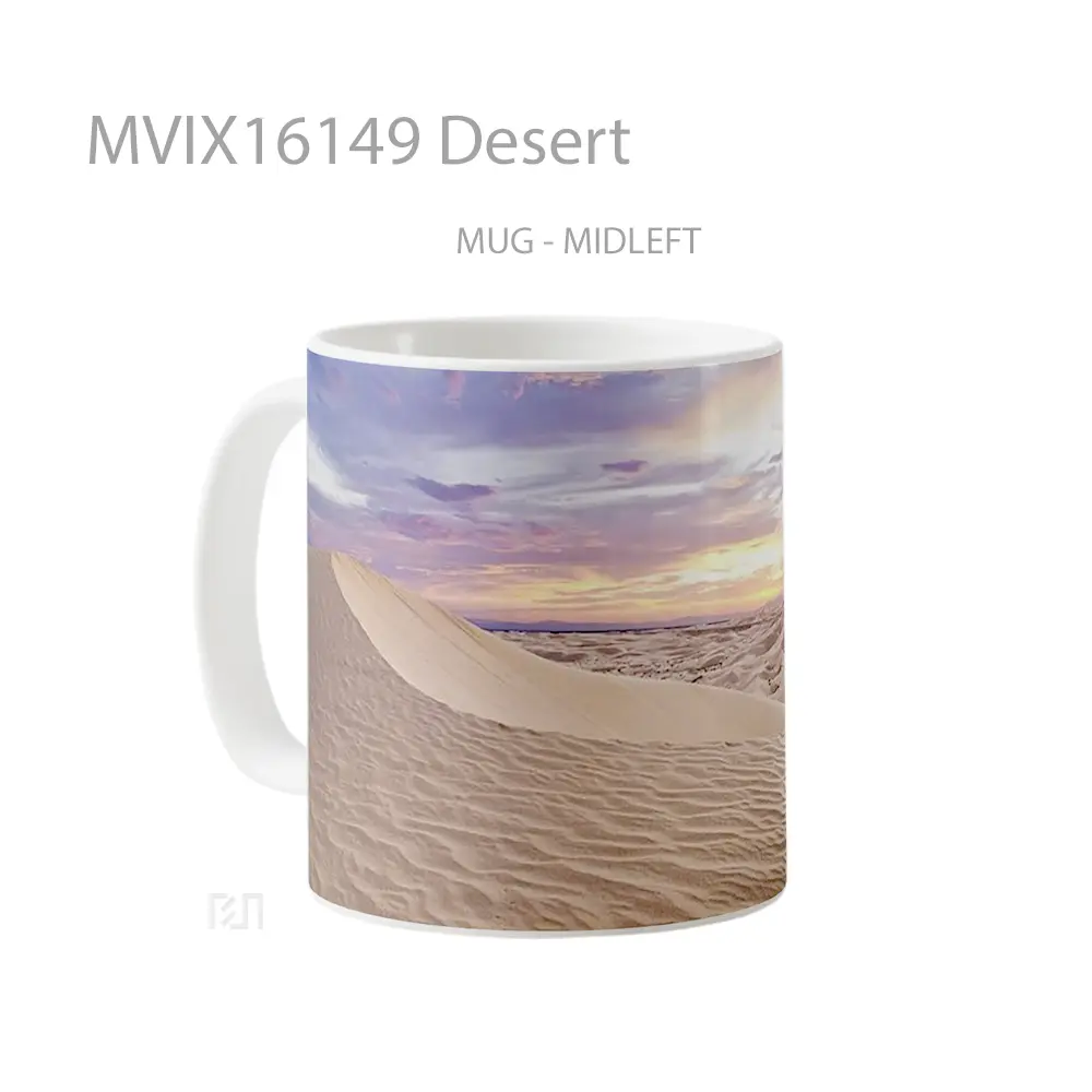 Mug Desert Full Wrap Lanscape - All-side / Desain