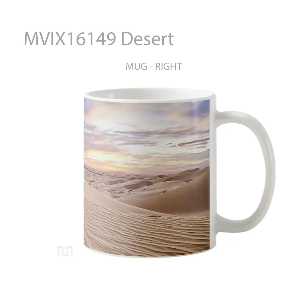 Mug Desert Full Wrap Lanscape - All-side / Desain