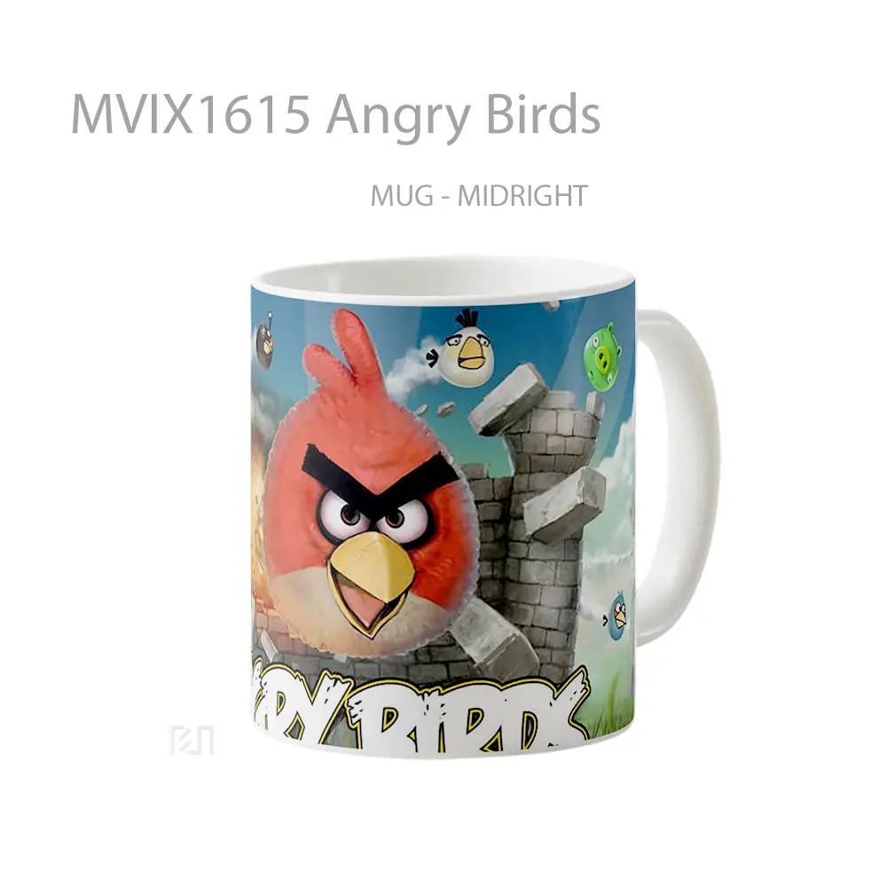 Mug Angry Birds Full Wrap Lanscape - All-side / Desain