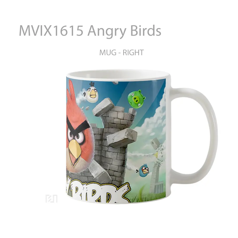 Mug Angry Birds Full Wrap Lanscape - All-side / Desain