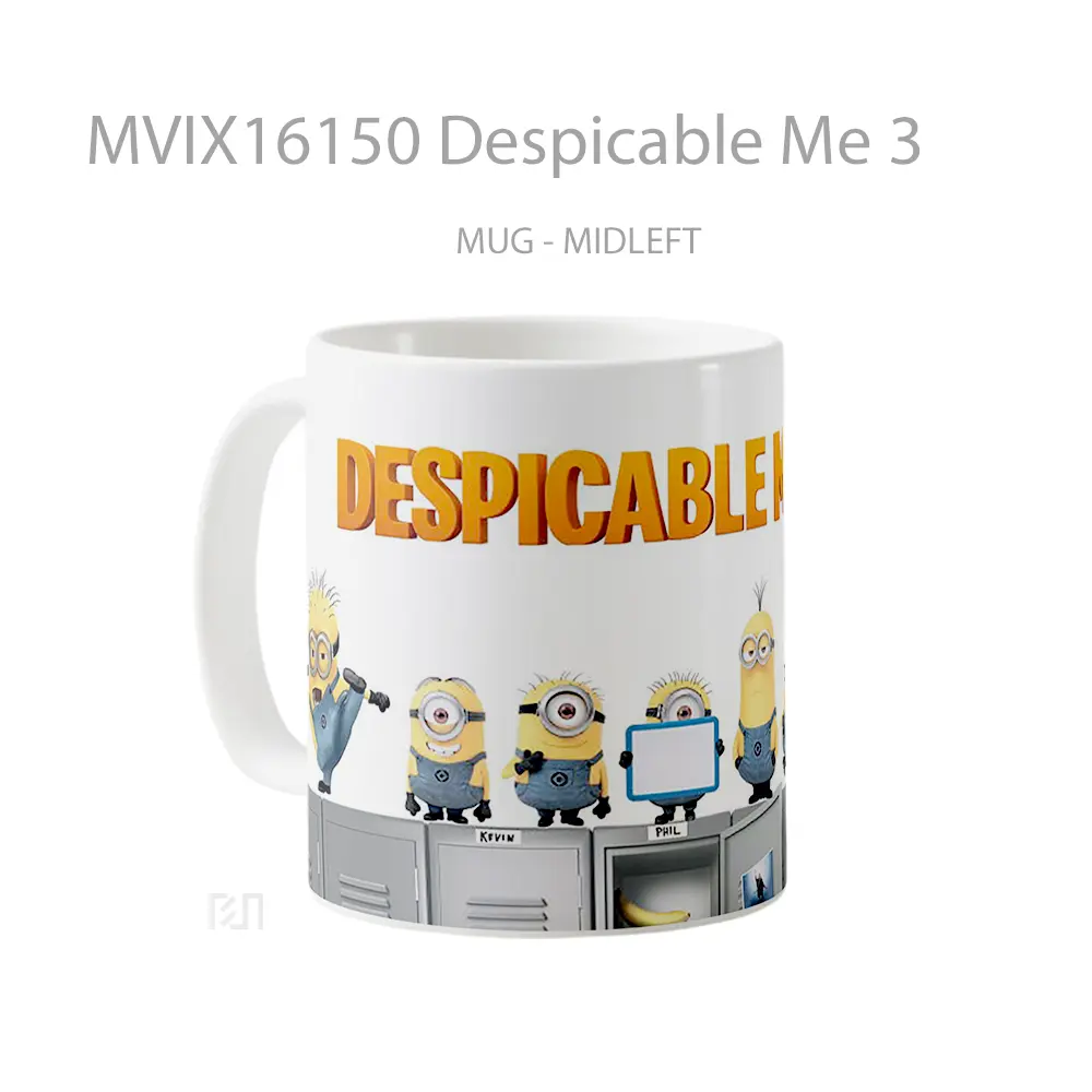 Mug Despicable Me 3 Full Wrap Lanscape - All-side / Desain