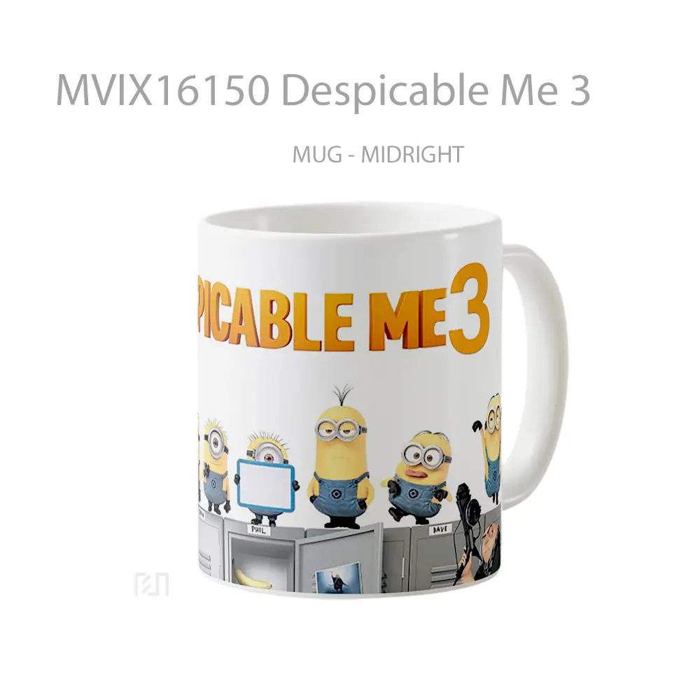 Mug Despicable Me 3 Full Wrap Lanscape - All-side / Desain