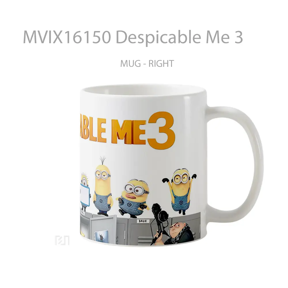 Mug Despicable Me 3 Full Wrap Lanscape - All-side / Desain