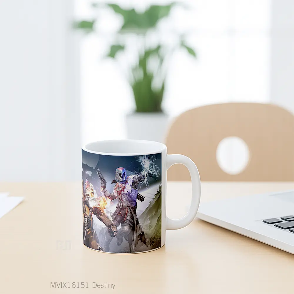 Mug Destiny Full Wrap Lanscape - All-side / Desain