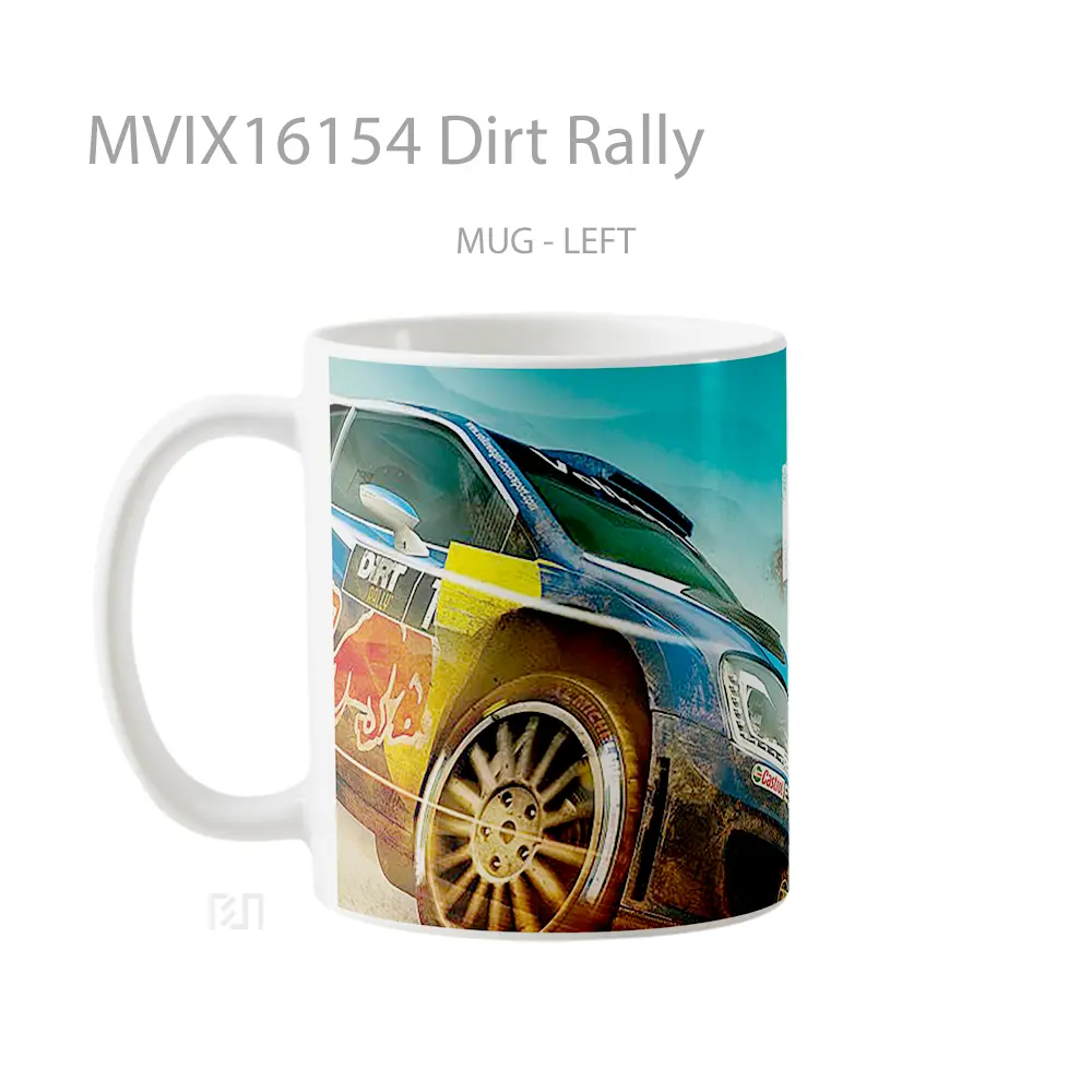 Mug Dirt Rally Full Wrap Lanscape - All-side / Desain