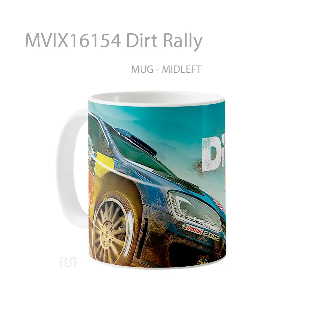 Mug Dirt Rally Full Wrap Lanscape - All-side / Desain