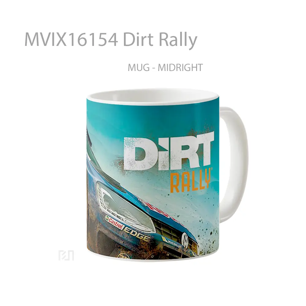 Mug Dirt Rally Full Wrap Lanscape - All-side / Desain