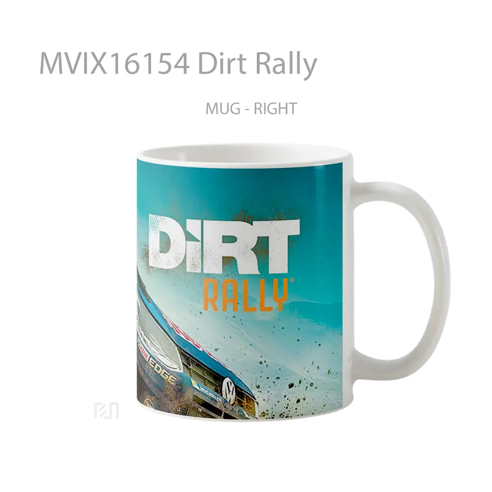 Mug Dirt Rally Full Wrap Lanscape - All-side / Desain
